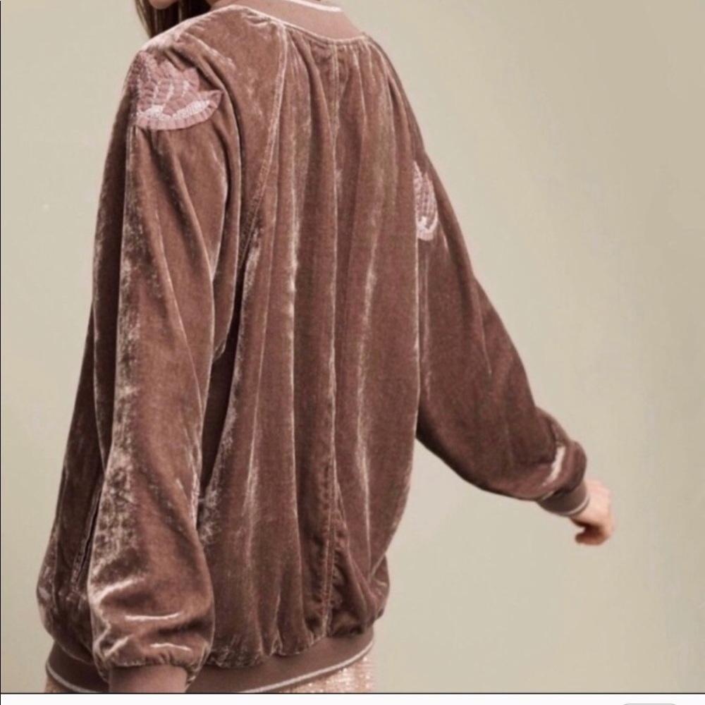 Anthropologie Hei Hei west end velvet bomber - Picture 7 of 8